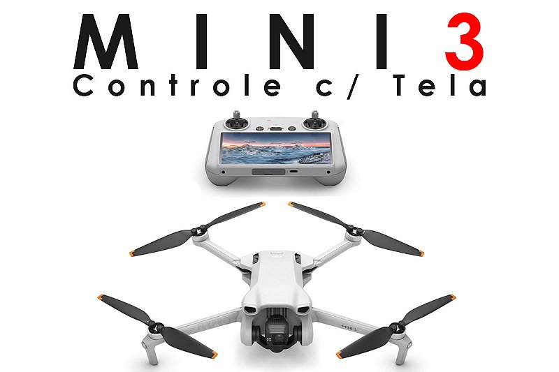 Drone DJI Mini 3 Standard (Com tela)