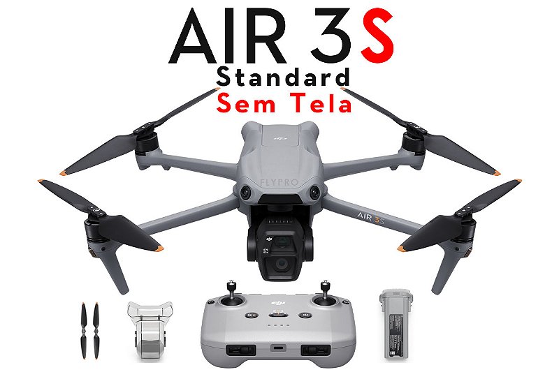 Drone DJI Air 3S Standard (Sem tela)