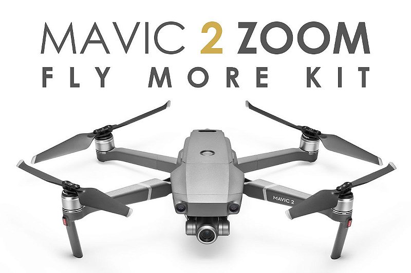 Drone DJI Mavic 2 Zoom Fly More Kit FlyPro A melhor loja de