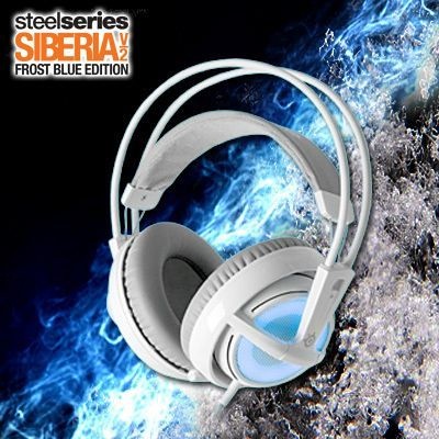Fone Steelseries Siberia V2 Frost Blue - C4 Lan