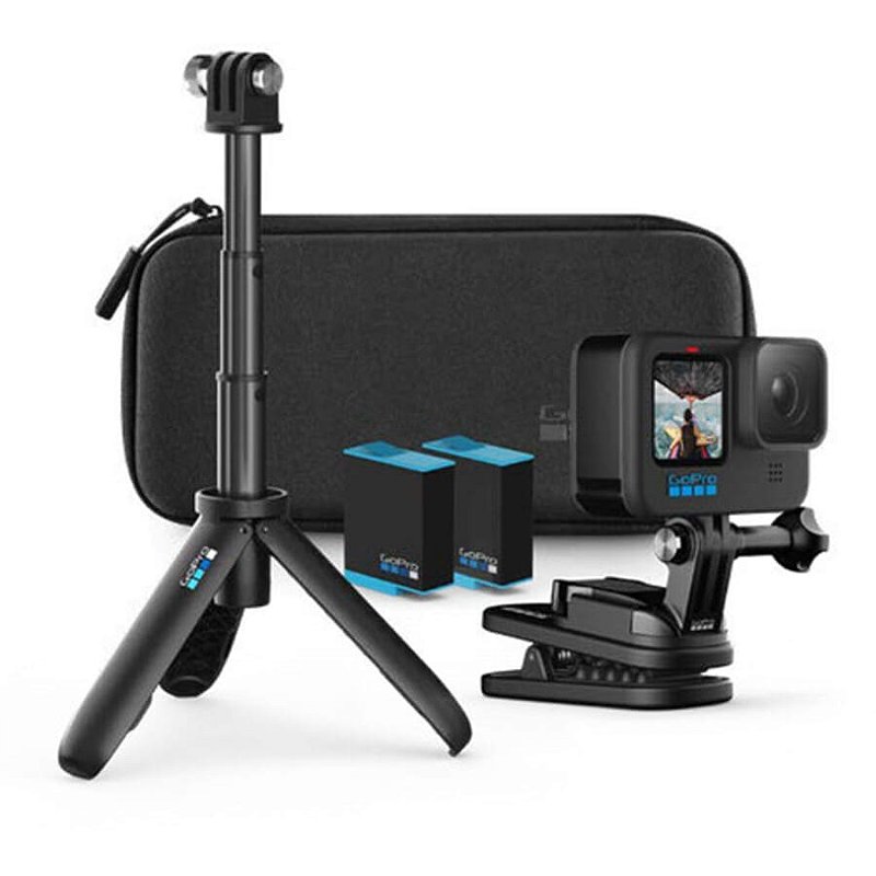 GoPro HERO10 アクセサリーキット Câmera GoPro HERO10 Black + Kit de Acessórios - à Prova D'água