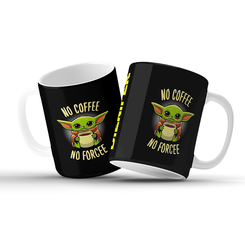 TAZA METÁLICA - NO COFFEE NO FORCE