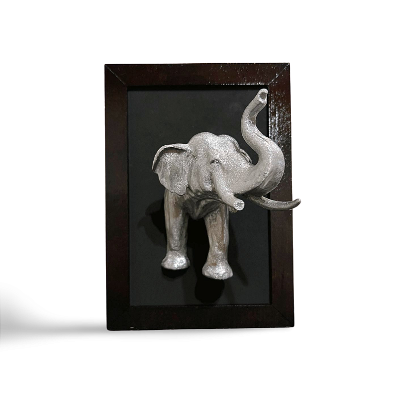 Quadro Elefante Impresso em 3D - Zion Loja Virtual