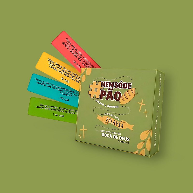 #NEM SÓ DE PÃO