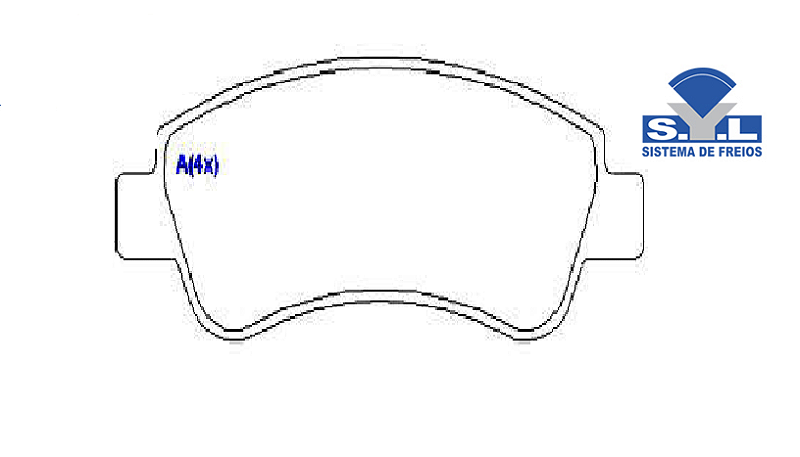 MAJOR (2〜30) Jogo Pastilha Freio Dianteiro Peugeot 307 1.6/2.0 2000 a 2011