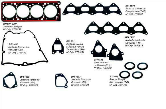 Kit Retificação Cabeçote Superior - Tempra 2.0 16v 1994 a 1998 ...
