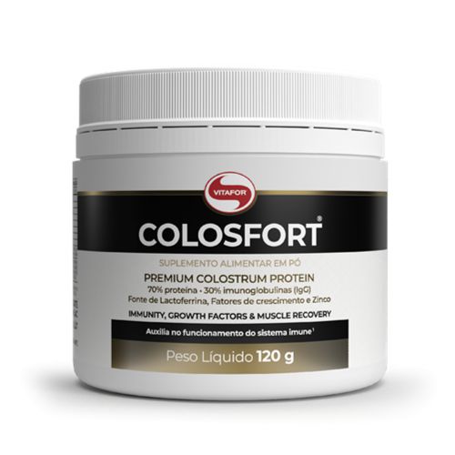 Colosfort Pote 120g - Vitafor - Jamal Suplementos - Os Melhores Preços do  Brasil !