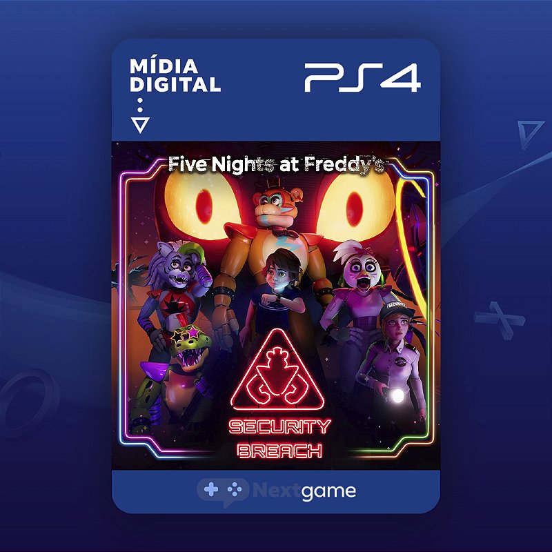 Five Nights at Freddy's: Security Breach PS4. Now Available At