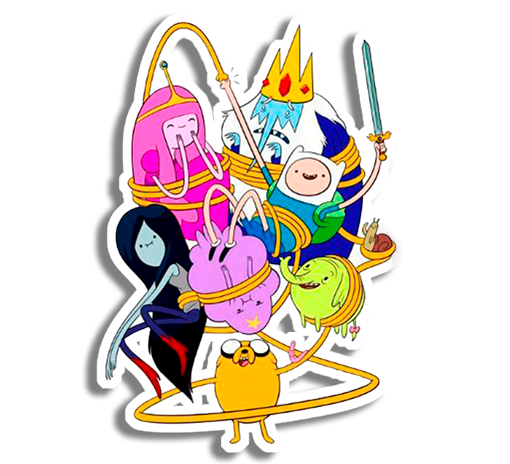 Turma Hora de Aventura II - InkStickers