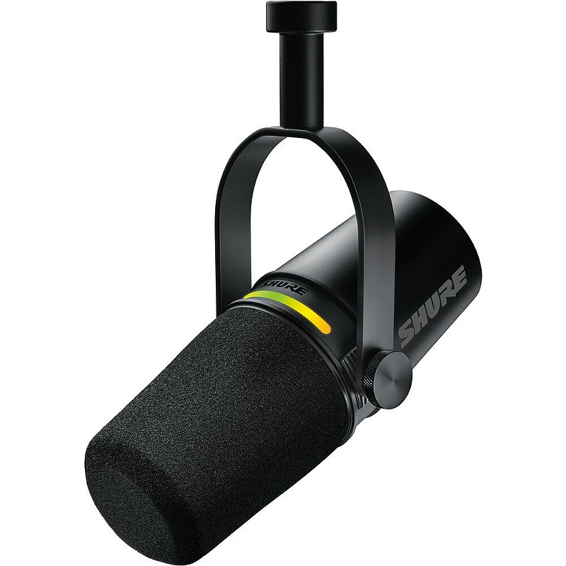 Microfone para PodCast Shure MV7+ (XLR/USB) - Backup Equipamentos