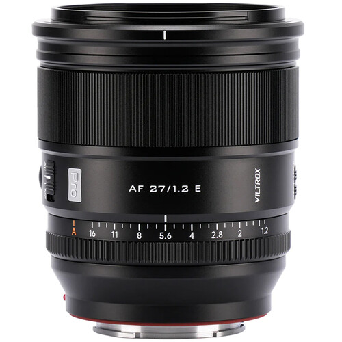 Lente Viltrox AF 27mm f/1.2 E para Sony E-Mount - Backup Equipamentos