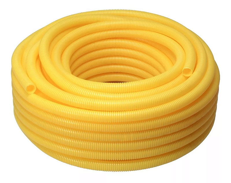 ELETRODUTO CORRUGADO AM 3/4 25MM RL 50MTS - Infra Elétrica