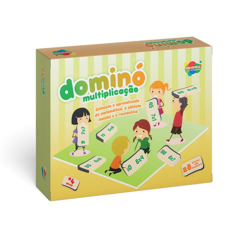 Jogo Ludo Kids em madeira mdf Aquarela Brinquedos - Magazine Stock