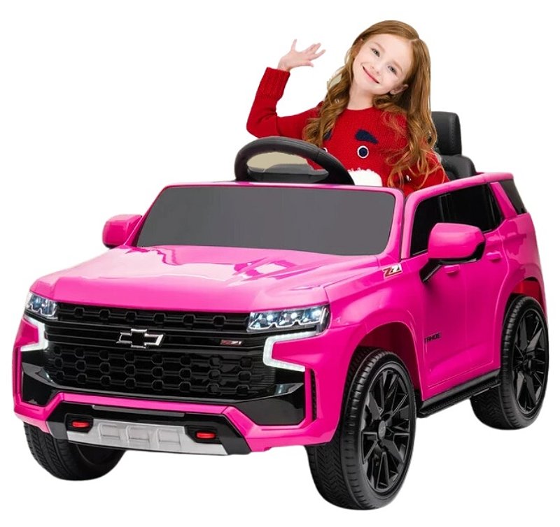 Carro elétrico infantil rosa 2 lugares