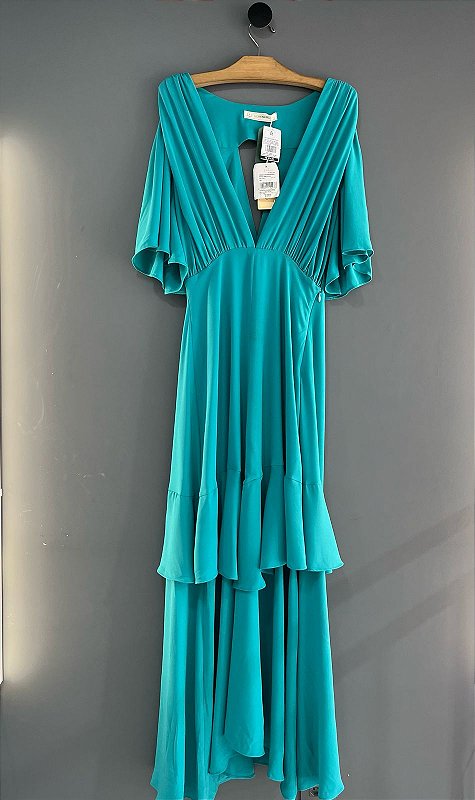 Vestido Longo Tiffany Morena Rosa