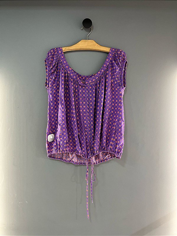 Blusa Bata Estampada Manga Curta Dress To