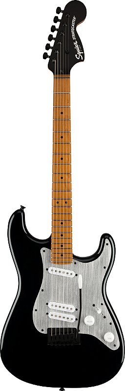 Guitarra Fender Squier Strato Special RMN Black escudo Silver - Home