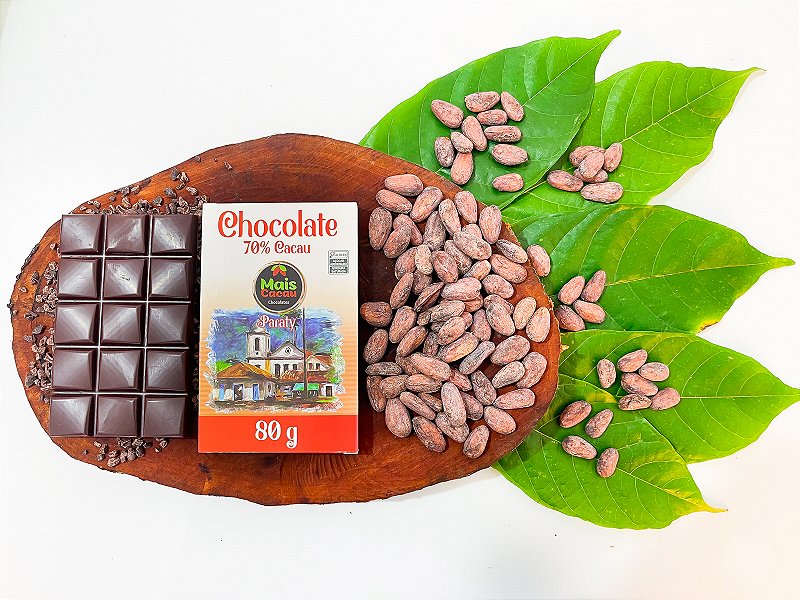 Chocolate 70% cacau.