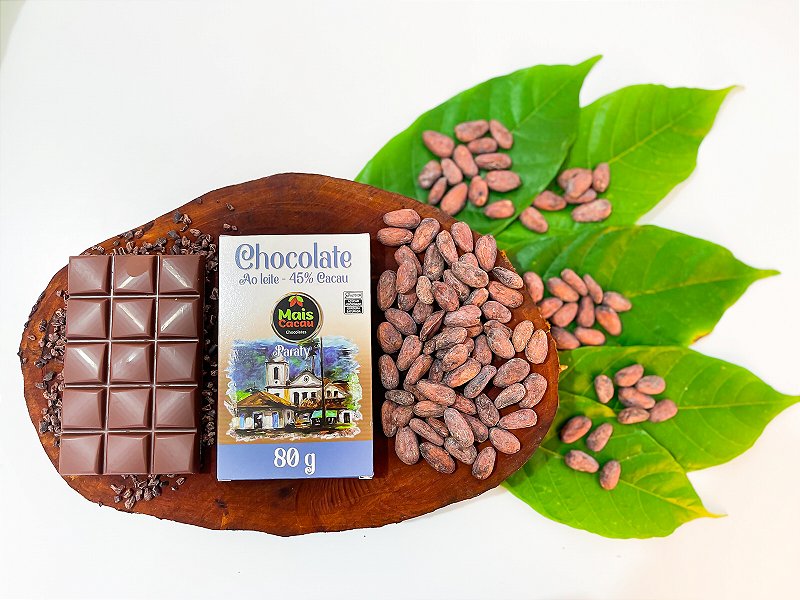 Chocolate  ao leite 45% cacau