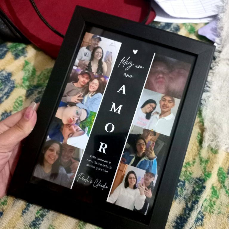 Quadro Aniversário de Amor
