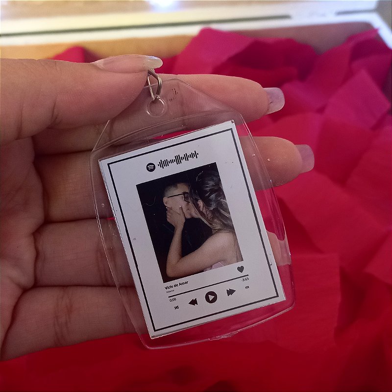 Chaveiro Acrílico Spotify