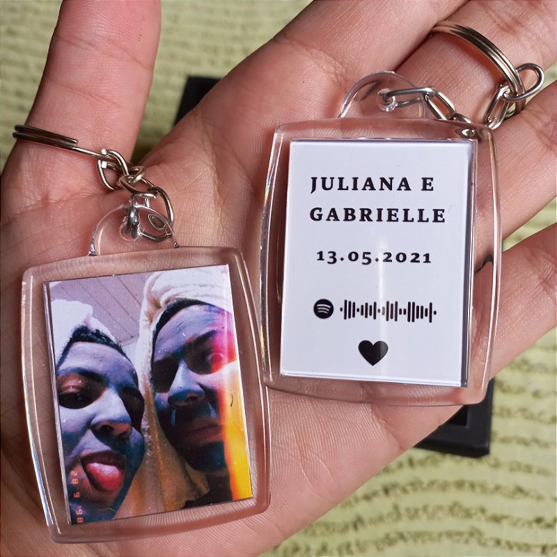 Chaveiro Acrílico Data