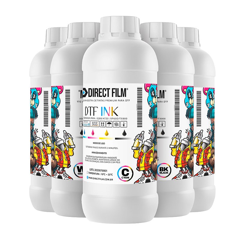 Sql Direct Ink KIT 5 KILOS DE TINTA DIRECT INK (OBS: APÓS A COMPRA CHAMAR NO BOTÃO DO ...