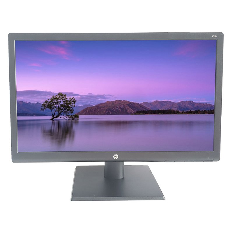 Monitor HP V19b 18,5" 1366 x 768 Hd Led Widescreen VGA Seven