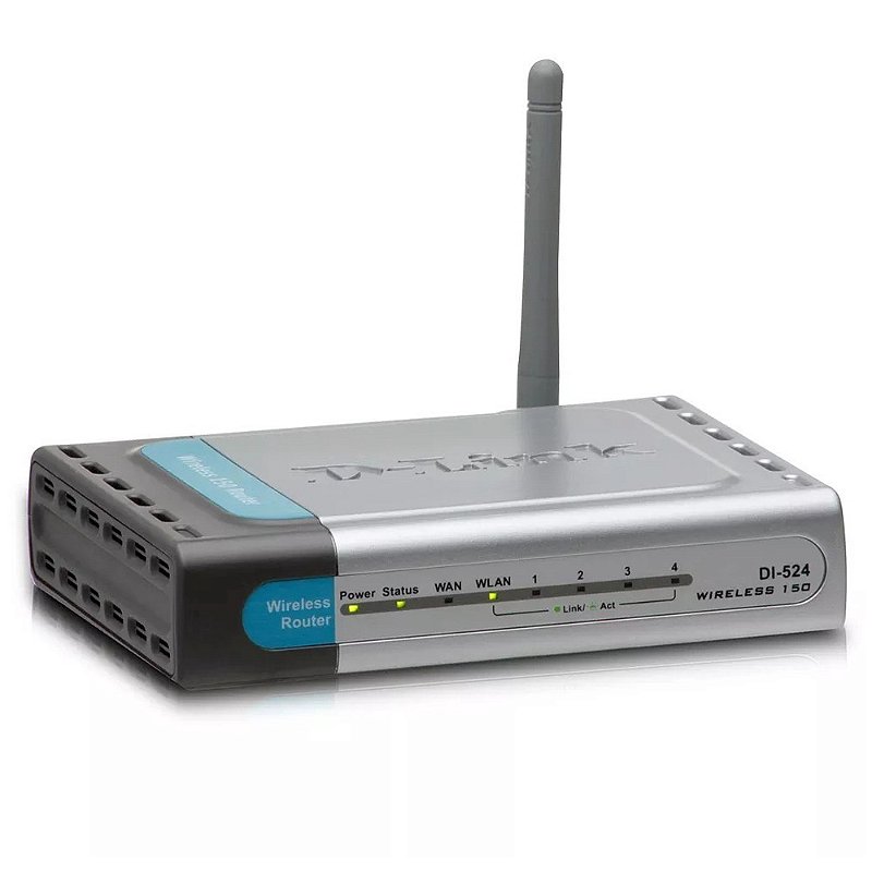 Roteador D-link 150mbps Wireless 1 Antena 3dbi DL-524 - Seven Distribuidora  de Componentes Eletrônicos