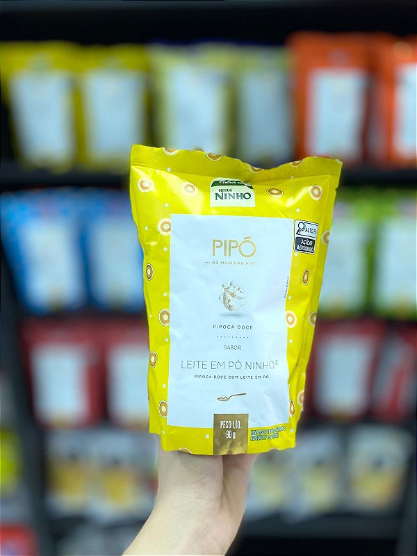 Pipó Pipoca Gourmet Leite Ninho 100g - Johnny Doces Importados