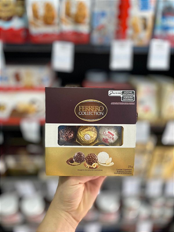 Ferrero Rocher Colection Com 7 Unidades 77g - Johnny Doces