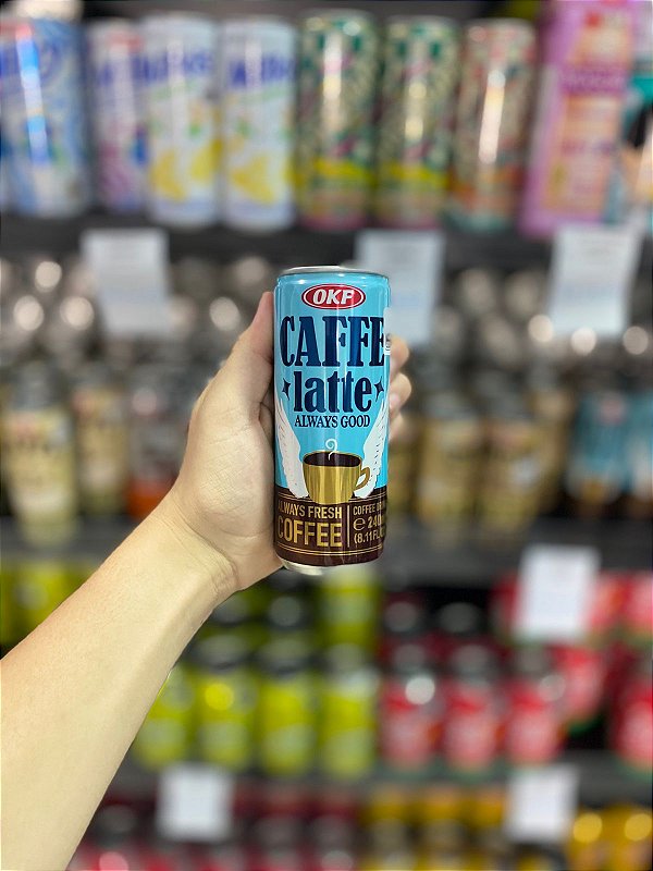 Café Coreano Okf Caffe Latte 240ml - Johnny Doces Importados