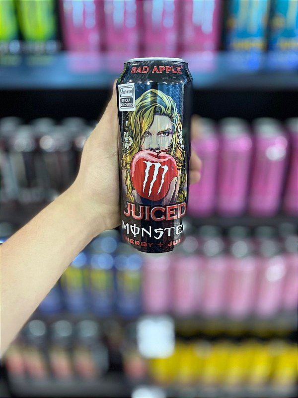 Energetico Monster Importado Bad Apple 500ml - Johnny Doces