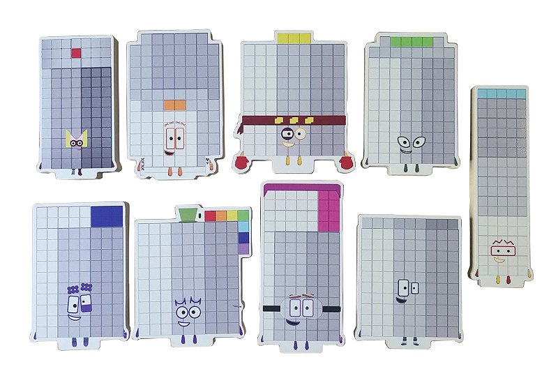 Numberblocks Personagens 91 ao 99 - Brinca Mais