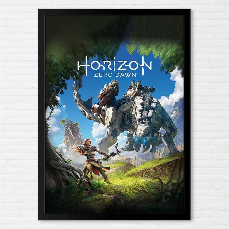 Quadro Horizon Zero Dawn - Pôster Sony Playstation 4