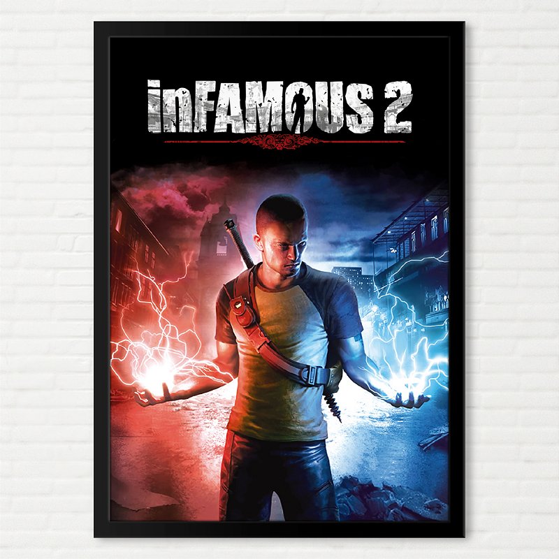 Quadro Infamous 2 - Pôster Sony PlayStation 3
