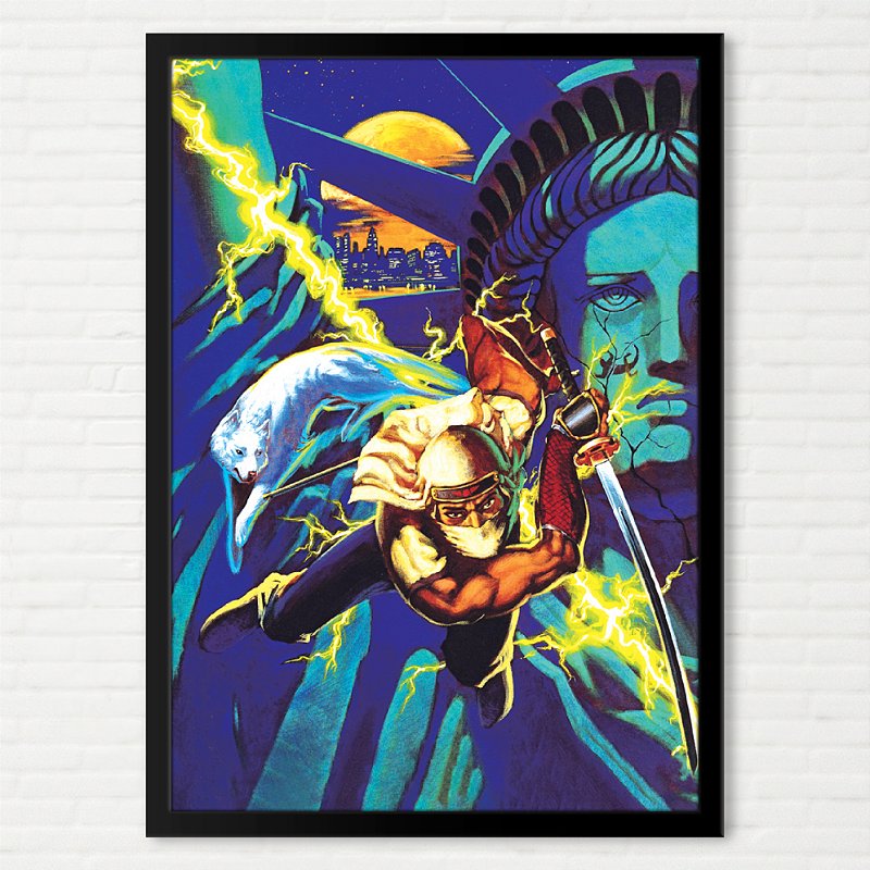 Quadro Shadow Dancer Arte - Pôster Sega Mega Drive