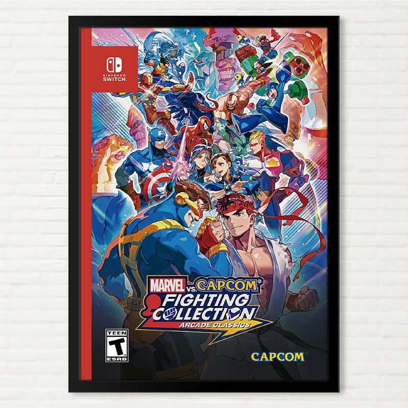 Quadro Marvel vs Capcom Fighting Collection - Nintendo Switch