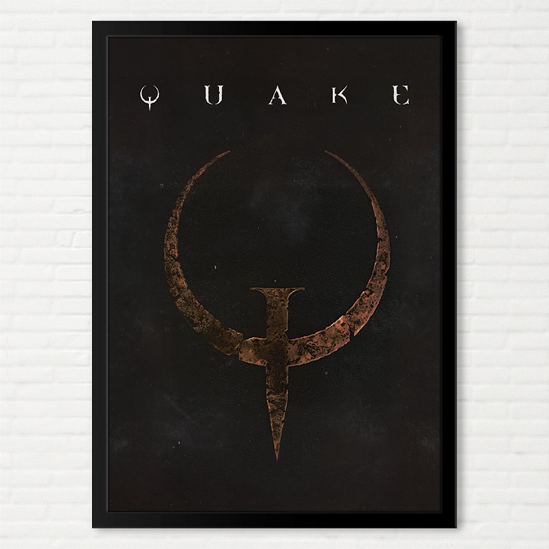 Quadro Quake Pôster - PC