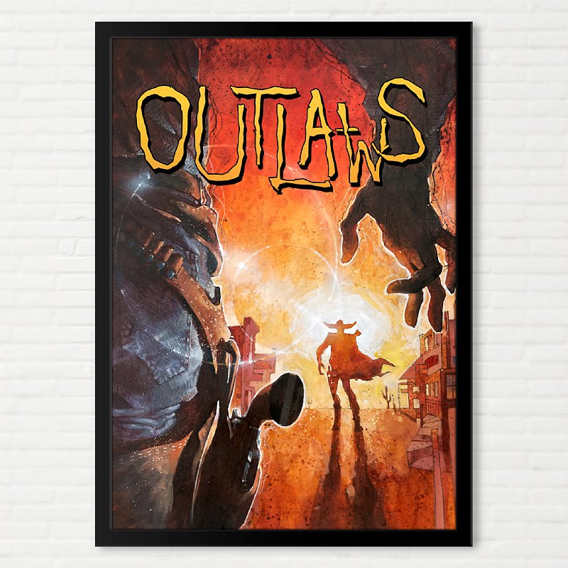 Quadro Outlaws Pôster - PC