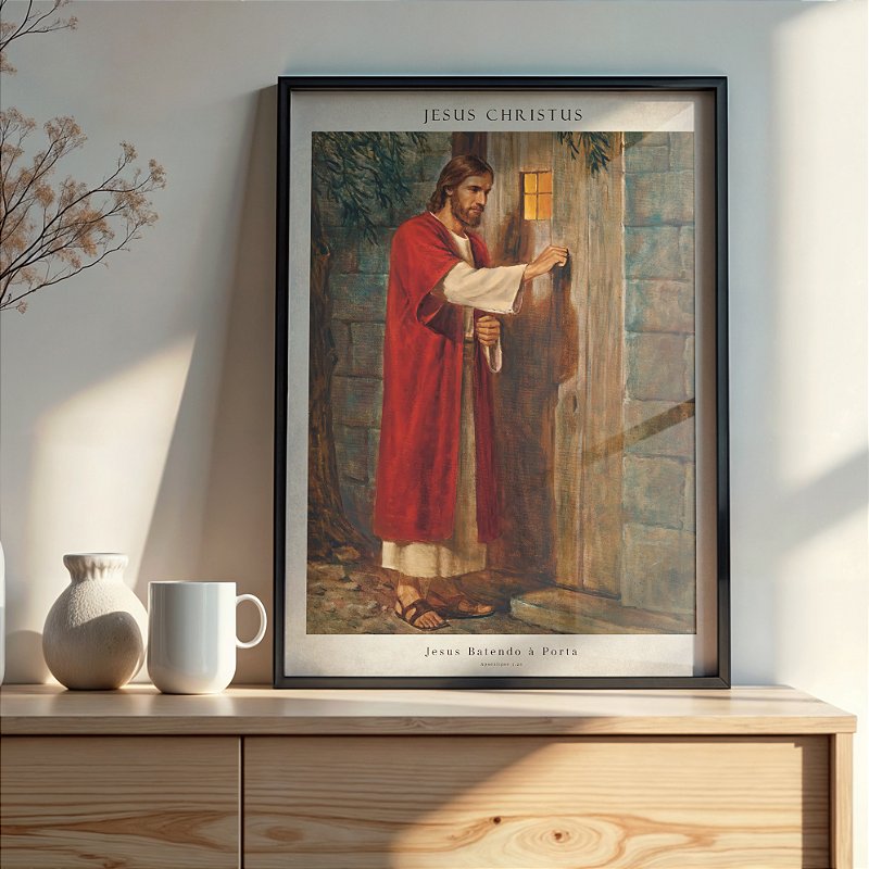 Quadro Jesus Batendo na Porta