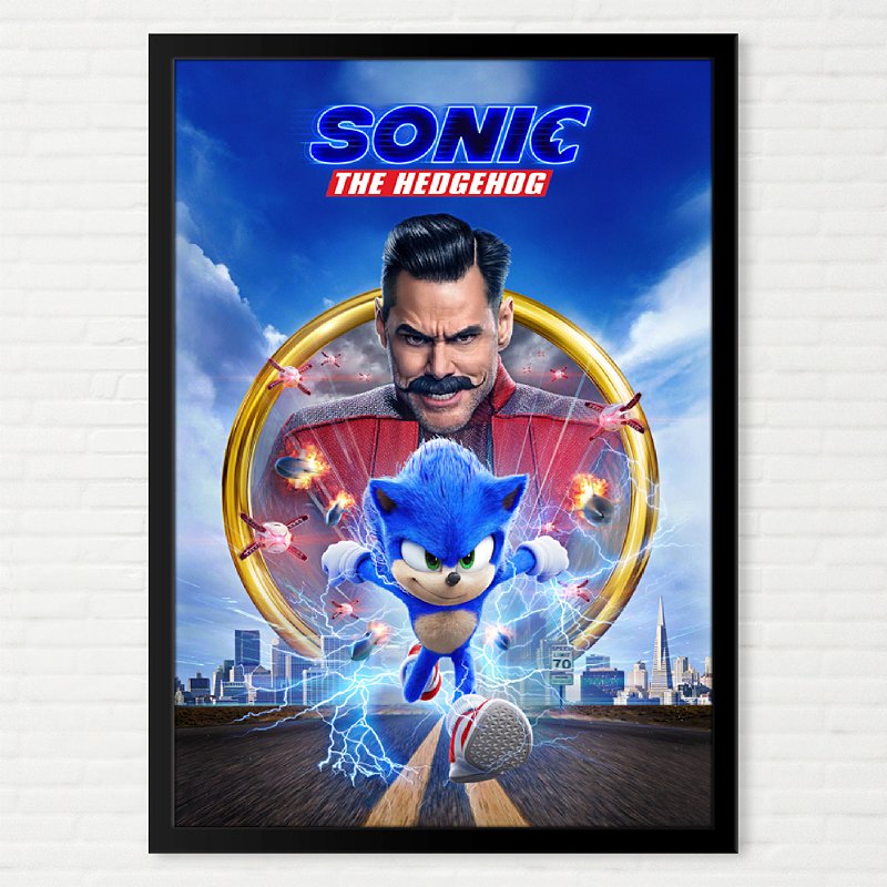 Poster Sonic The Hedgehog - O Filme