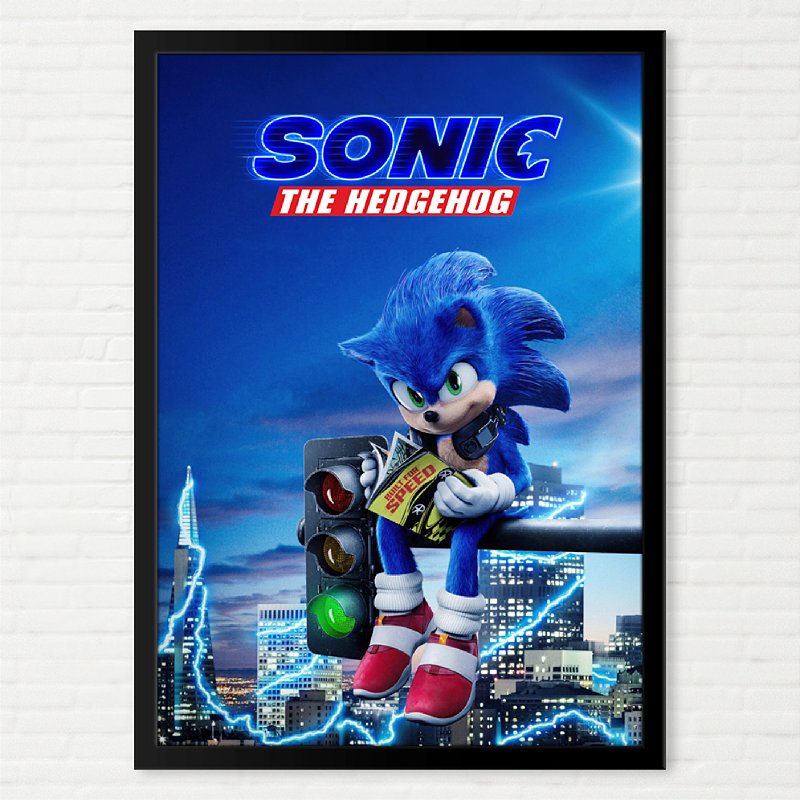Poster Sonic The Hedgehog - O Filme