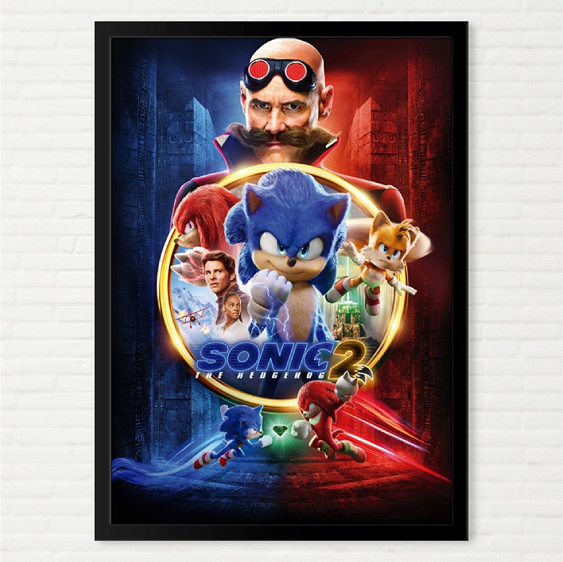 Poster Sonic The Hedgehog 2 - O Filme