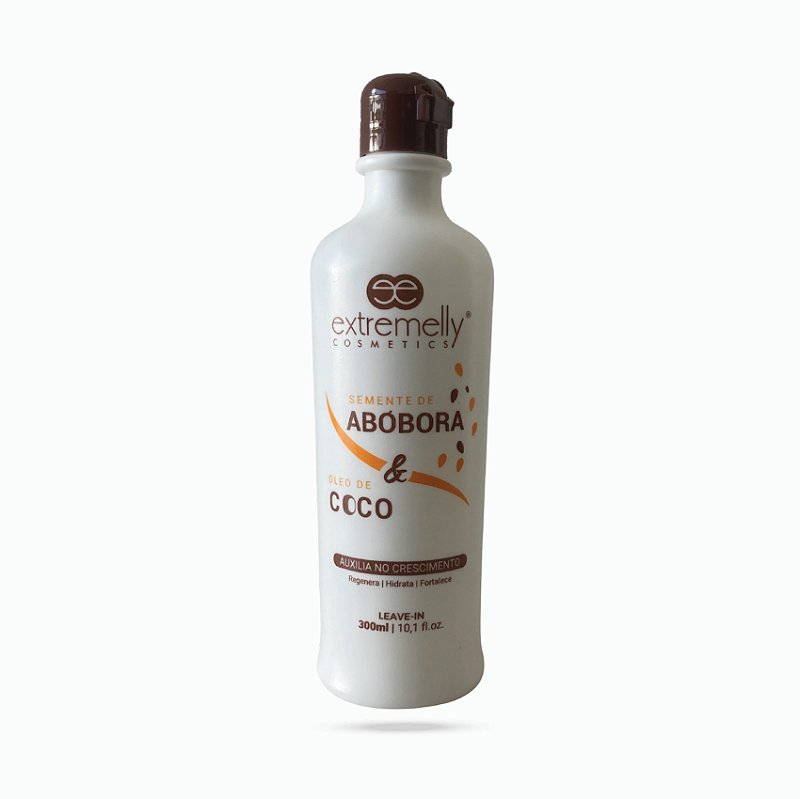 【えみこ】 LEAVE IN SEMENTE DE ABÓBORA E ÓLEO DE COCO 300ML | Extremelly