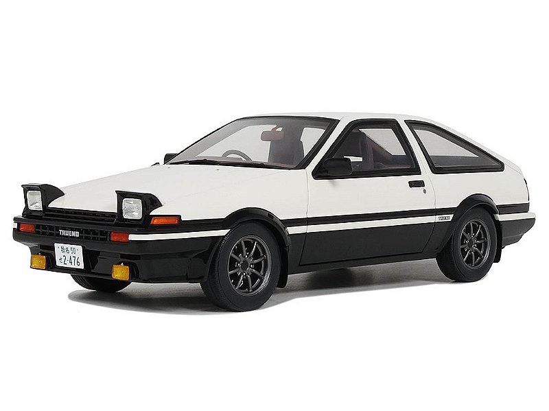 Toyota Sprinter Trueno AE86 1985 1:18 OttOmobile Branco - Atacado