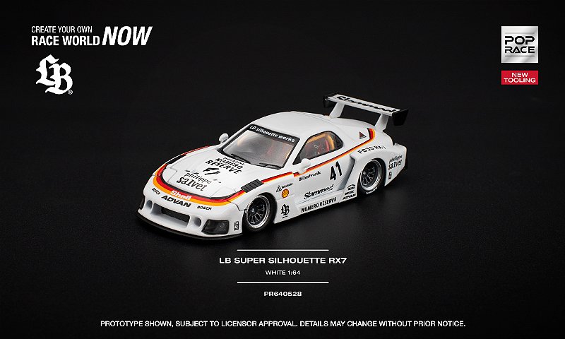 PRÉ-ORDER *** RX7 (FD3S) Liberty Walk Super Silhouette 1:64 POP