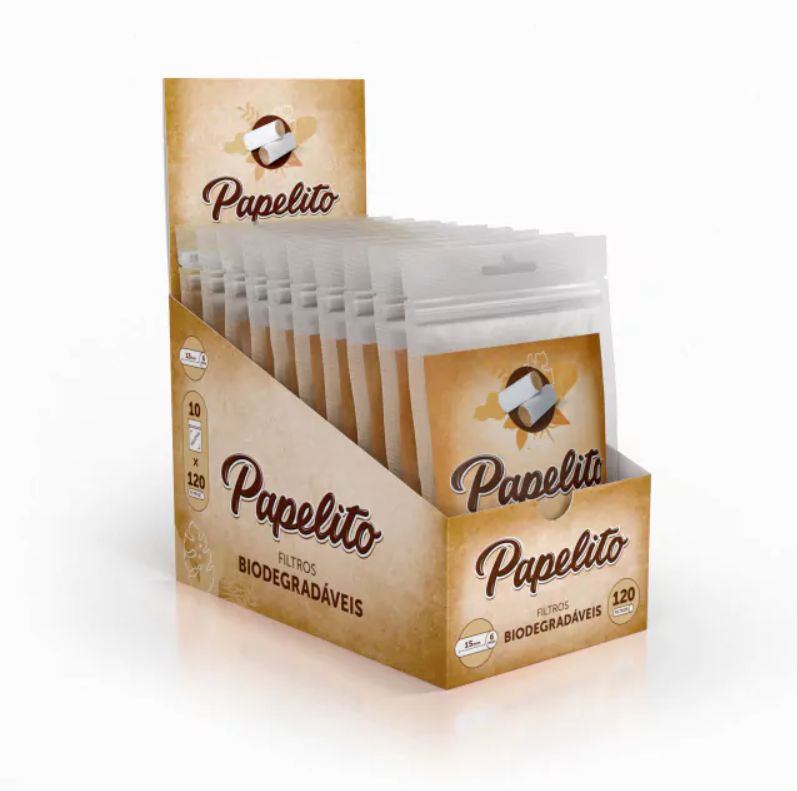 DISPLAY FILTRO PAPELITO BIODEGRADÁVEL - CX 10 BAG