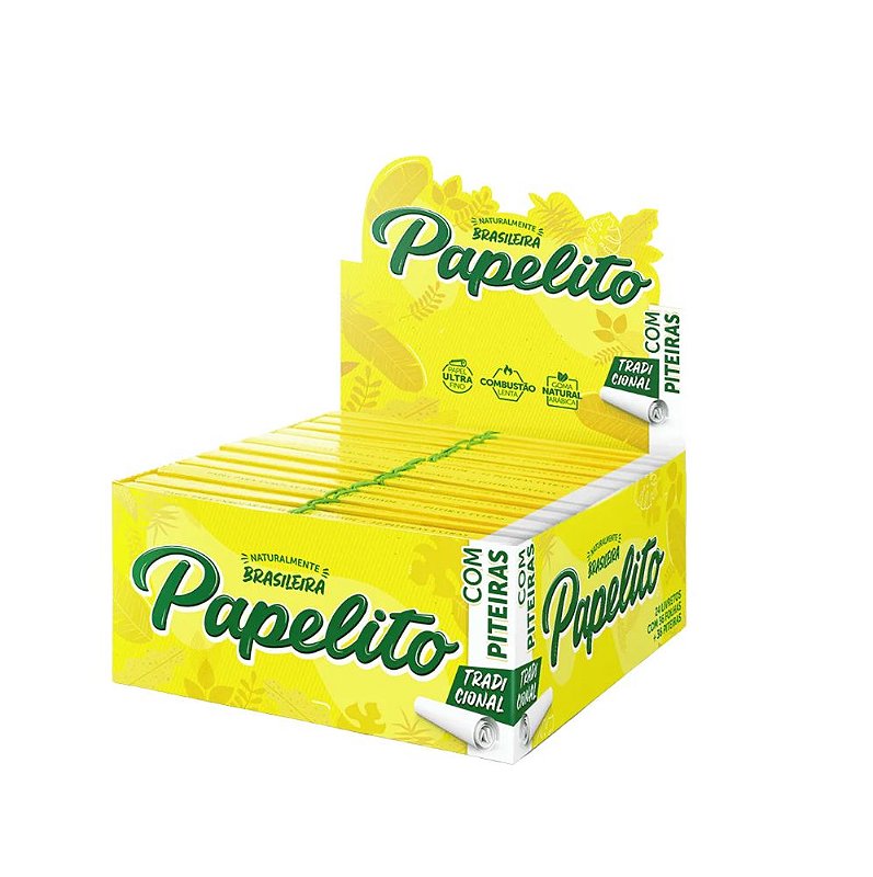 DISPLAY SEDA PAPELITO KING SIZE+PITEIRA C/ 24 LIVRETOS