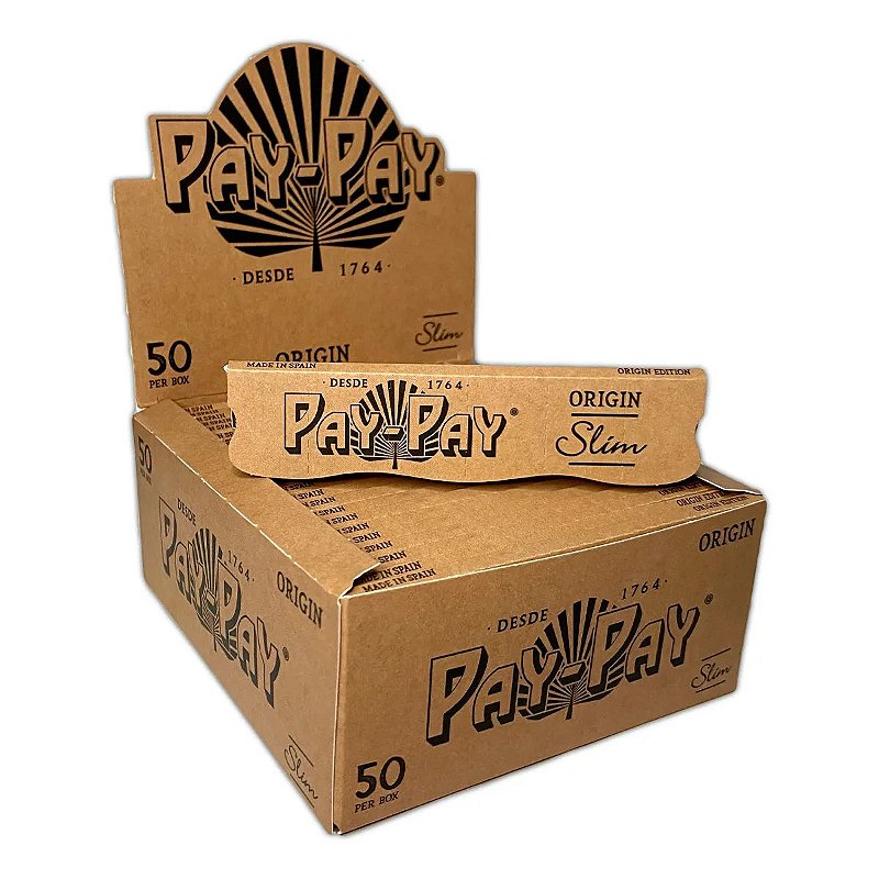 DISPLAY SEDA PAY PAY ORIGIN KING SIZE SLIM C/ 50 LIVRETOS